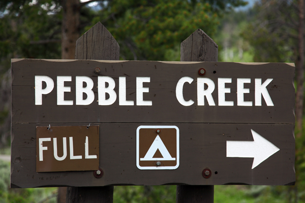 Pebble Creek Campground by John William Uhler © Copyright