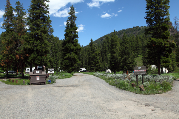 Pebble Creek Campground by John Willim Uhler © Copyright