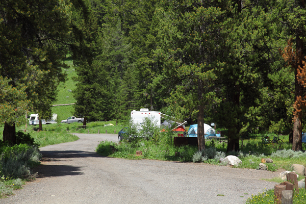 Pebble Creek Campground by John William Uhler © Copyright