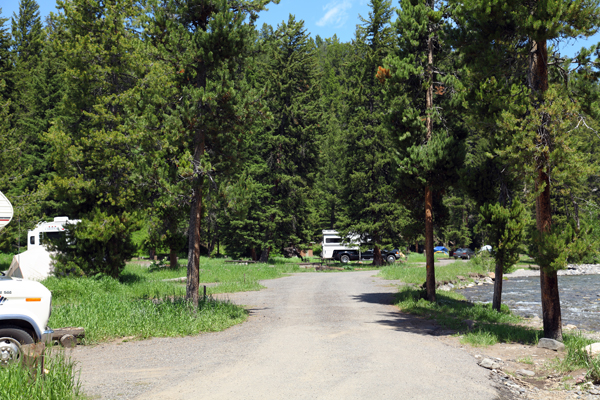 Pebble Creek Campground by John William Uhler © Copyright