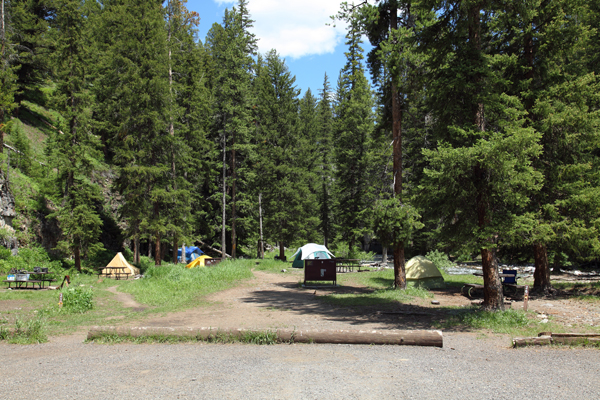 Pebble Creek Campground by John Willim Uhler © Copyright