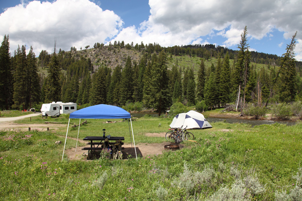 Slough Creek Campground by John Willim Uhler © Copyright