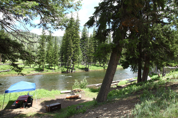 Slough Creek Campground by John William Uhler © Copyright