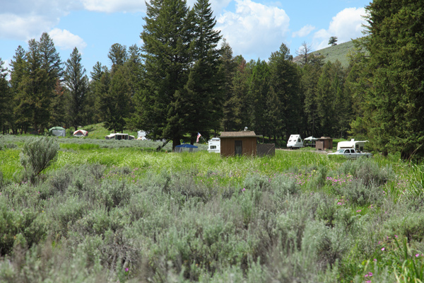 Slough Creek Campground by John Willim Uhler © Copyright