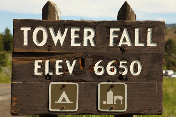 Tower Fall Campground by John William Uhler © Copyright