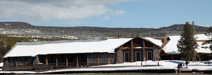 Old Faithful Lodge by John William Uhler Copyright © All Rights Reserved