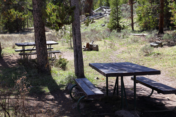 Sheepeater Cliff Picnic Area by John William Uhler © Copyright