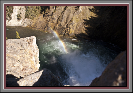 Upper Falls of the Yellowstone by John William Uhler Copyright © All Rights Reserved
