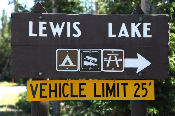 Lewis Lake Campground by John William Uhler © Copyright