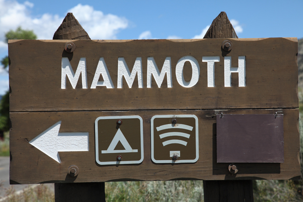 Mammoth Campground by John William Uhler © Copyright