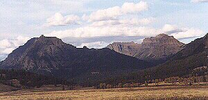 Looking East from Soda Butte Cone by John W. Uhler - 09 October 1998 ©