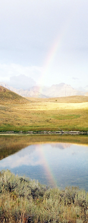 Yellowstone Rainbow ~ by John William Uhler ~ Copyright © All Rights Reserved