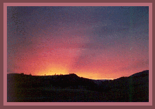 Lamar Valley Sunset on September 3rd, 1995 by John William Uhler