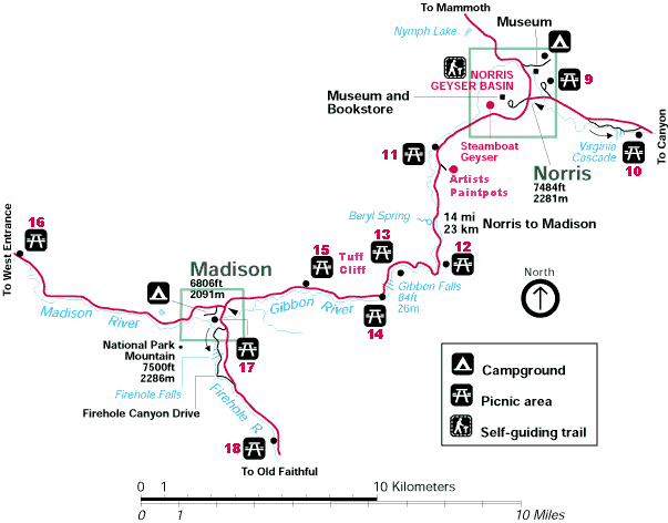 Norris to Madison Area Map