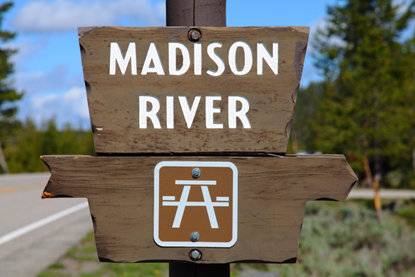 Madison River Picnic Area by John William Uhler © Copyright