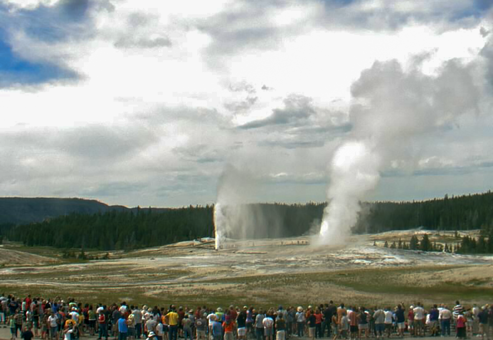 Beehive & Old Faithful Geysers