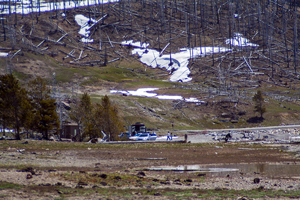 Sedge Bay Picnic Area by John William Uhler © Copyright