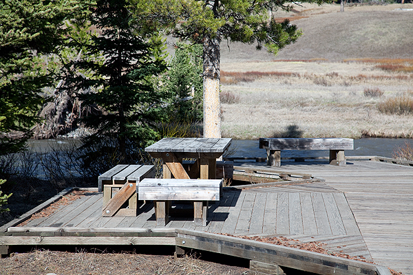 Soda Butte Creek Picnic Area by John William Uhler © Copyright