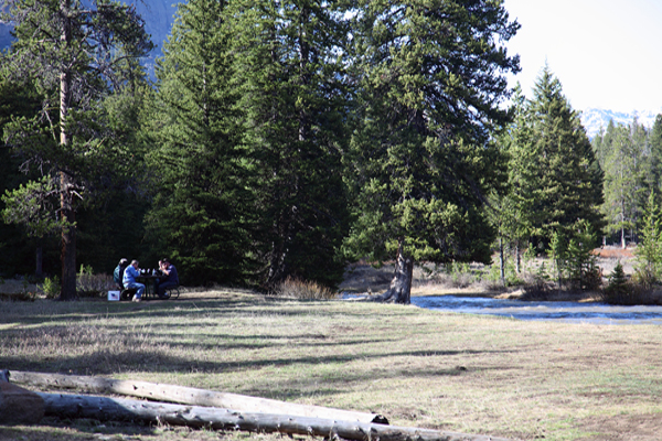 Soda Butte Creek Picnic Area by John William Uhler © Copyright