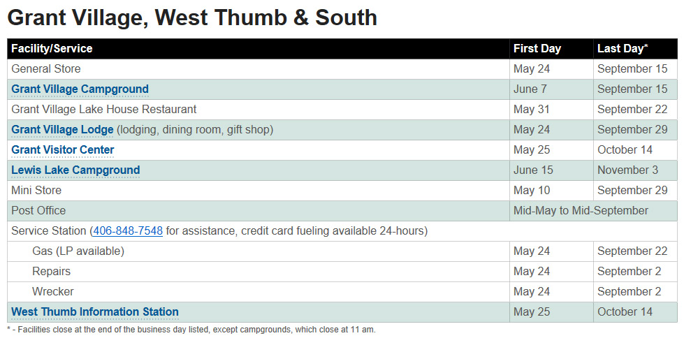 Yellowstone National Park Schedule Yellowstone Up Close And Personal