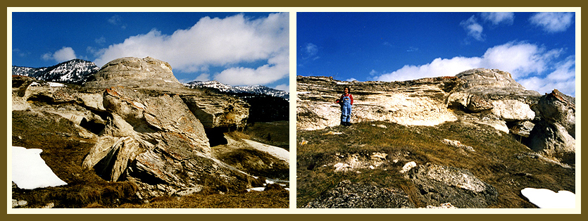 Soda Butte Cone in Lamar Valley Yellowstone National Park by John William Uhler © Copyright All Rights Reserved Page Makers, LLC