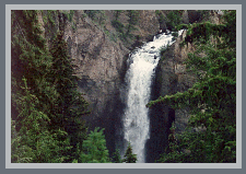 Tower Falls on July 15th, 1995 by John William Uhler