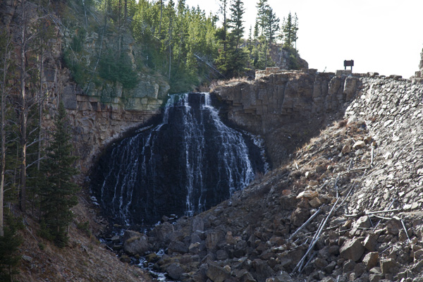 Rustic Falls by John William Uhler © Copyright All Rights Reserved