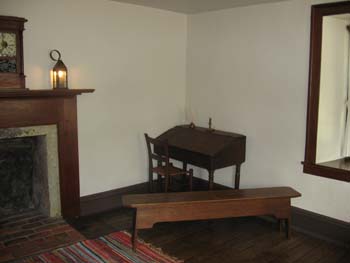 Jailers Upper Bedroom where Joseph and Hyrum Smith were killed - Carthage Jail - Carthage, Illinois ~ © Page Makers, LLC