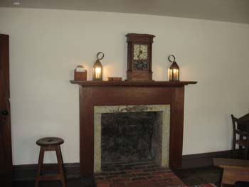 Jailers Upper Bedroom where Joseph and Hyrum Smith were killed - Carthage Jail - Carthage, Illinois ~ © Page Makers, LLC