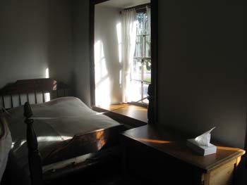 Jailers Upper Bedroom where Joseph and Hyrum were killed - Carthage Jail - Carthage, Illinois ~ © Page Makers, LLC