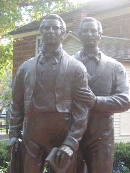 Joseph and Hyrum Smith - Not Separated in Life or Death ~ © Page Makers, LLC
