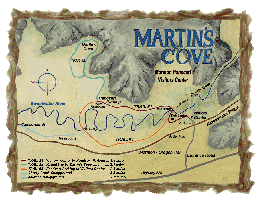 Martin's Cove Map ~ © Copyright