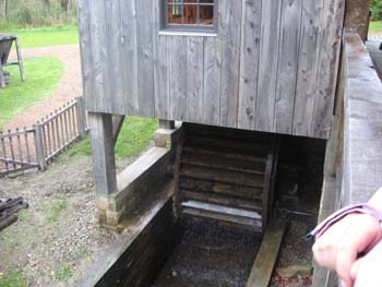 Sawmill Water Wheel and Channel