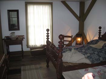 Bedroom used by Joseph and Emma - Whitney Store ~ Copyright Page Makers, LLC