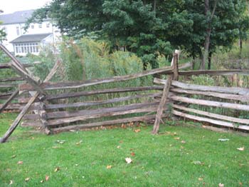 Old Fence by Sawmill and Ashery - Historic Kirtland, Ohio ~ Copyright Page Makers, LLC