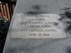 Hyrum Smith's Grave