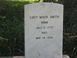 Lucy Mack Smith's Grave Marker