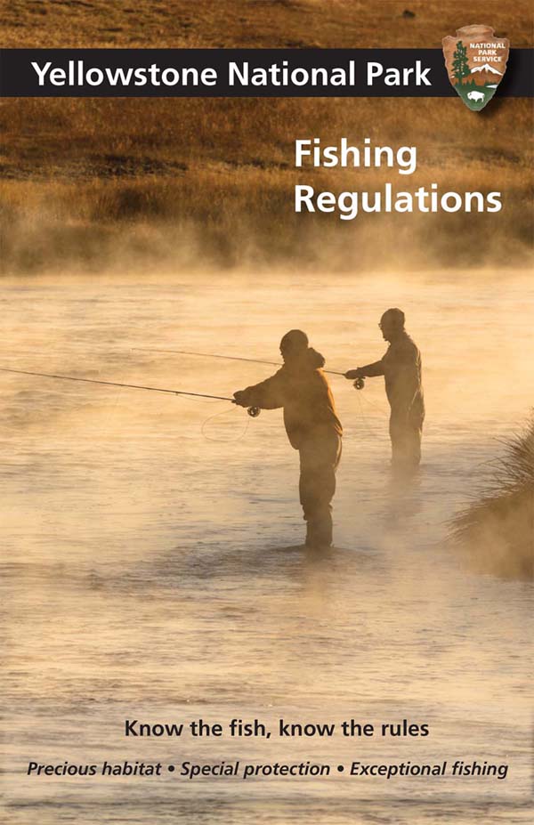 Yellowstone Fishing Regulations Page 1 - NPS Image